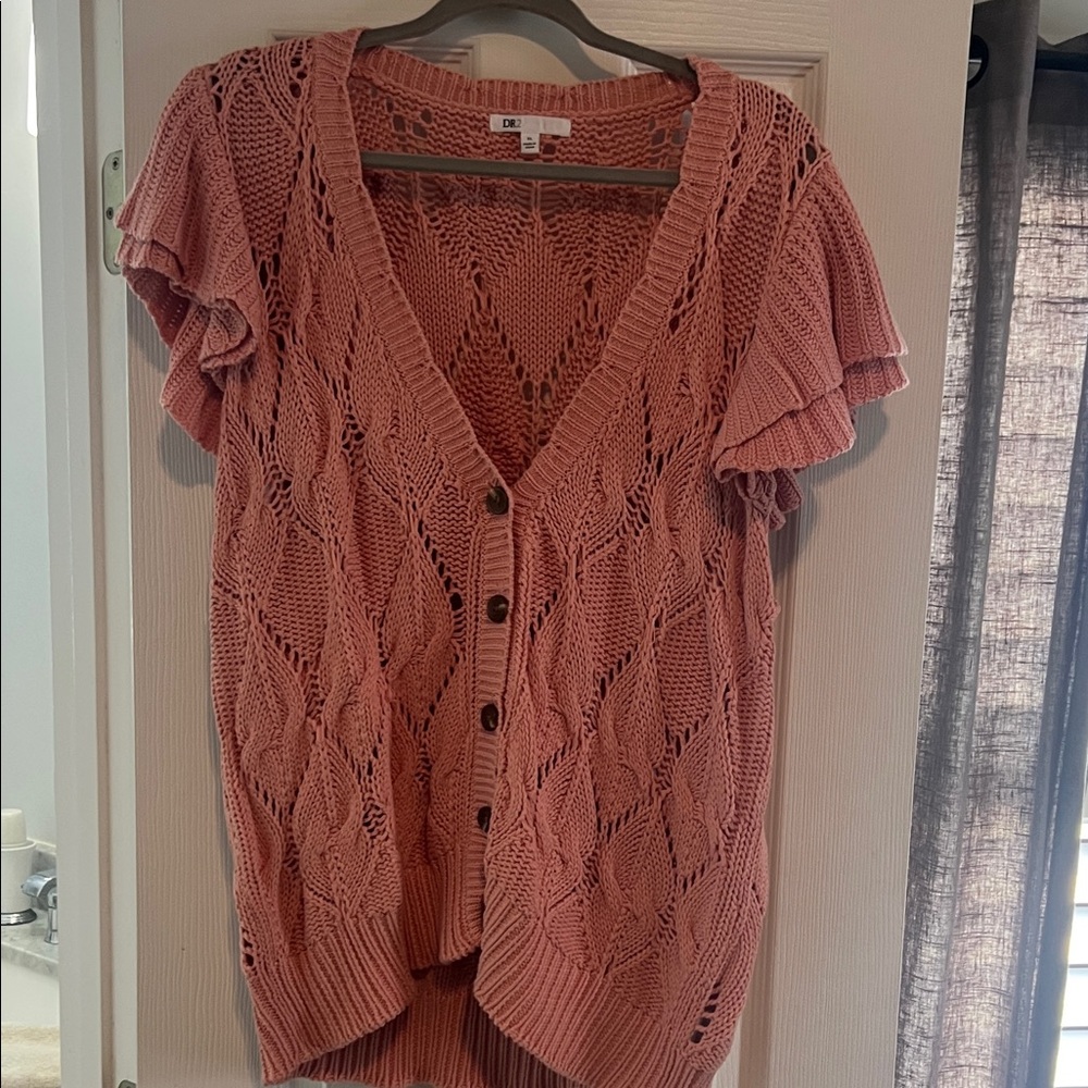 DR2 Women's Rose Cardigan Sweater